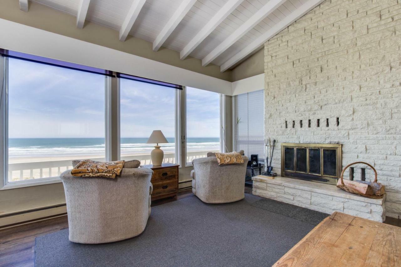 Spindrift Oceanfront Home Bandon Esterno foto